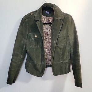 Vintage Leather jacket , blazer,  suede, coats, jacket,  size small